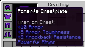 PowerfulRings, Моды, Minecraft
