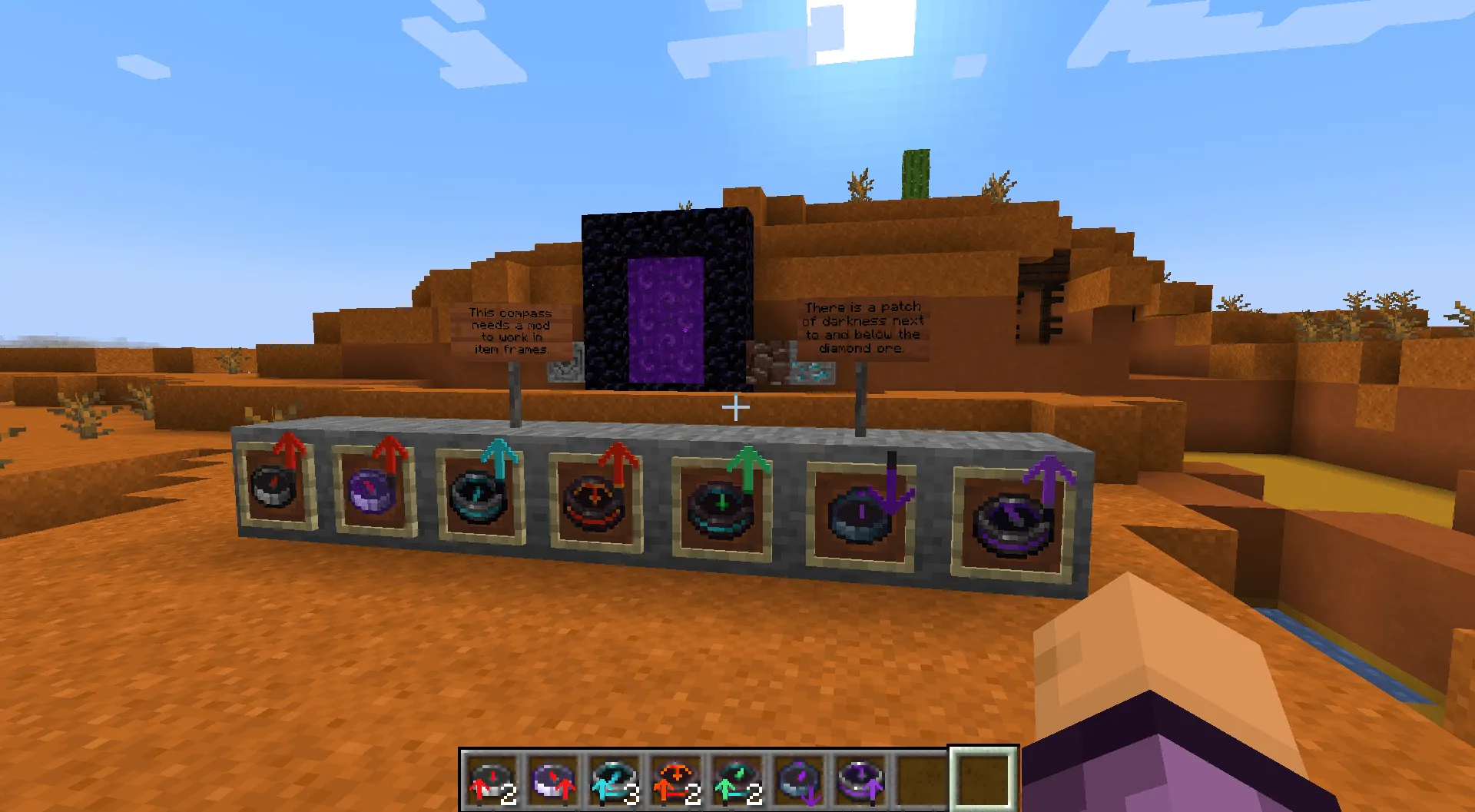 Compass3D, Моды, Minecraft