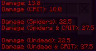 Wynn's Damage Indicator, Моды, Minecraft
