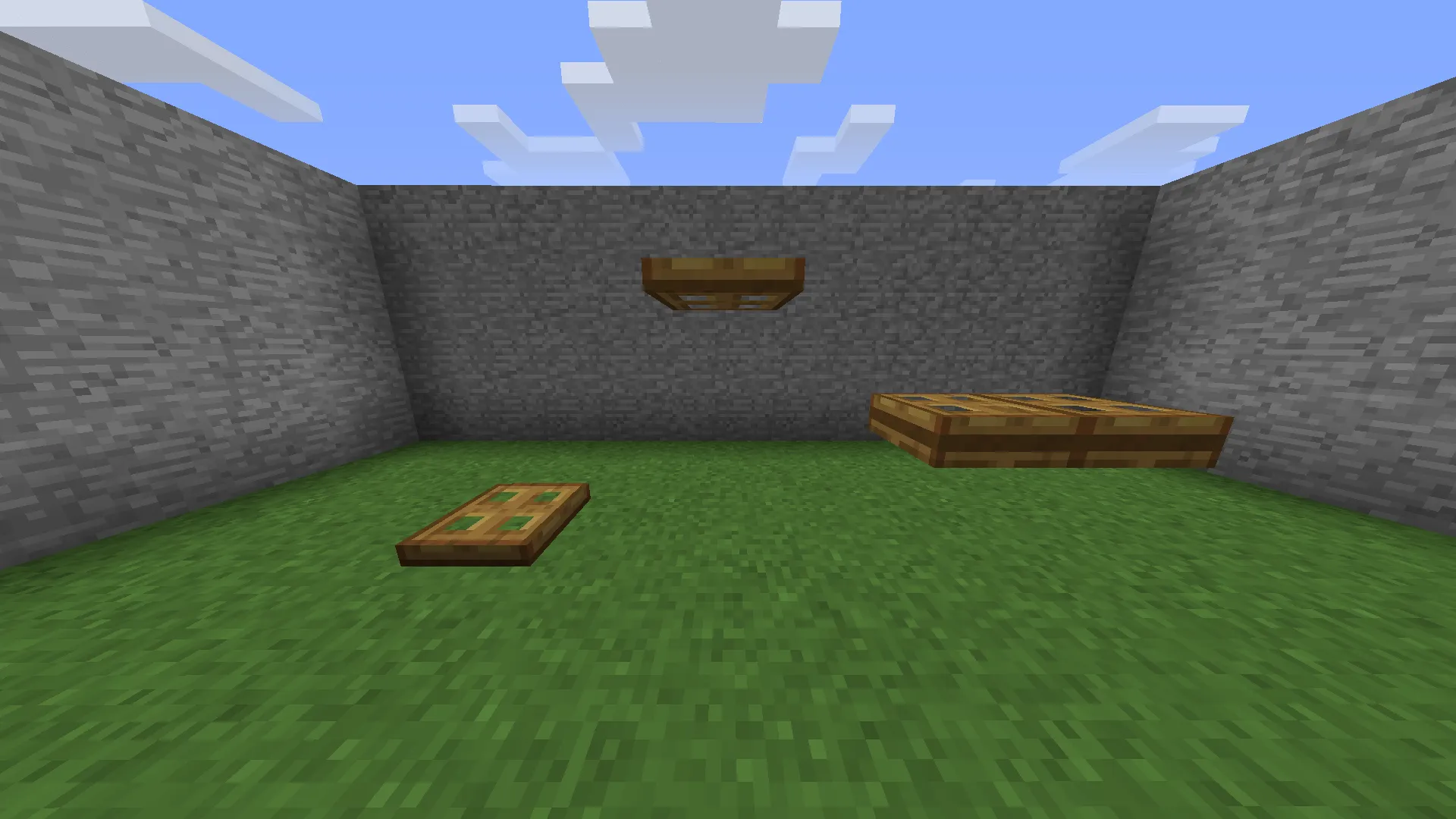 Floating Trapdoors — скриншот 1 (Моды, Minecraft)