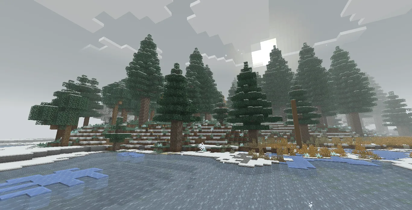 Winter Waters & Snowy Skies — скриншот 3 (Текстуры, Minecraft)