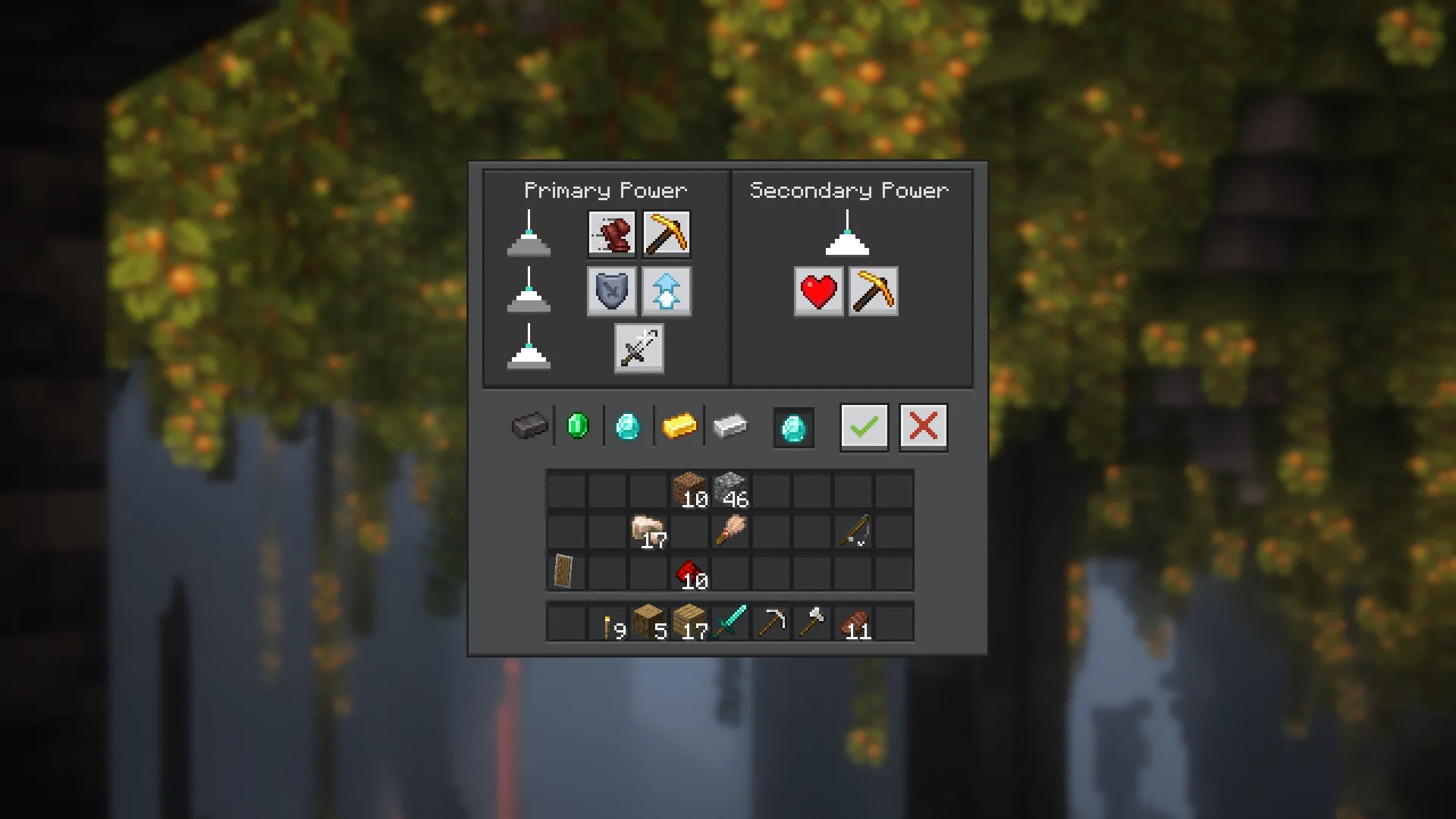 Ore UI's style interface — скриншот 2 (Текстуры, Minecraft)