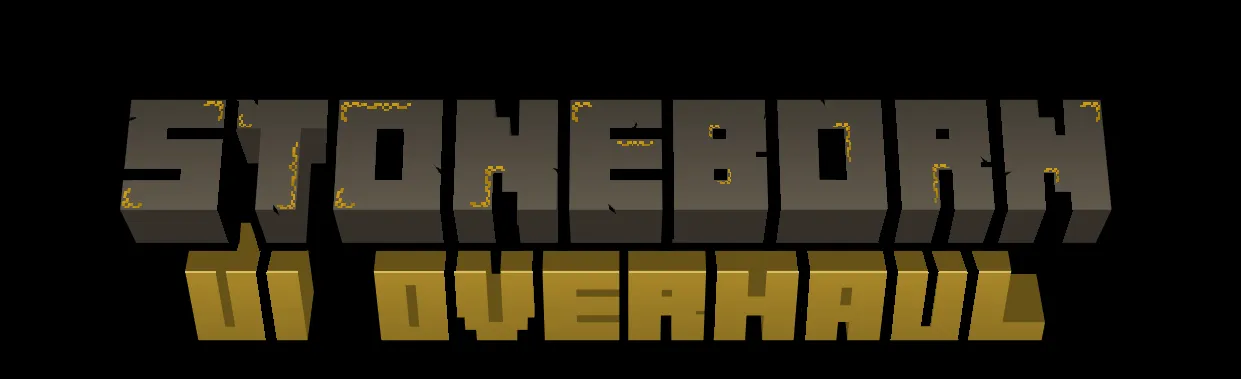 STONEBORN - Dwarven-Fantasy Inspired UI Overhaul, Текстуры, Minecraft