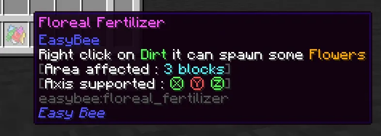 Easy Bee, Моды, Minecraft