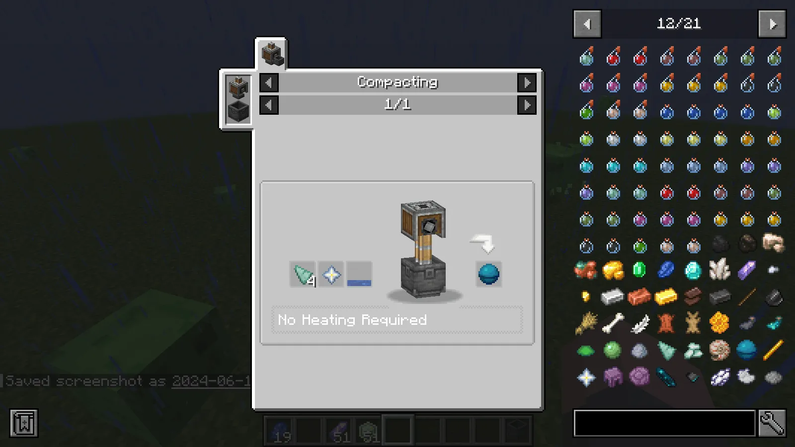 Create MMA, Моды, Minecraft