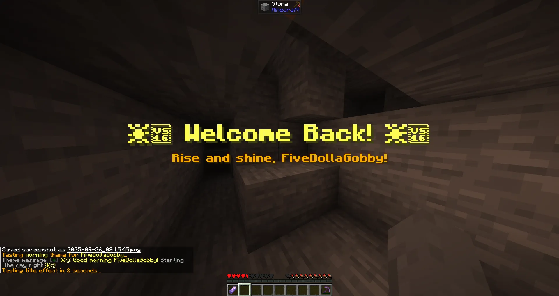 Welcome Messages | By FiveDollaGobby — скриншот 1 (Плагины, Minecraft)