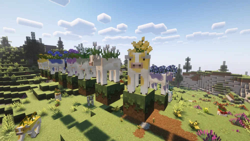 Friends&Foes Mooblooms Mizuno style[Unofficial], Текстуры, Minecraft