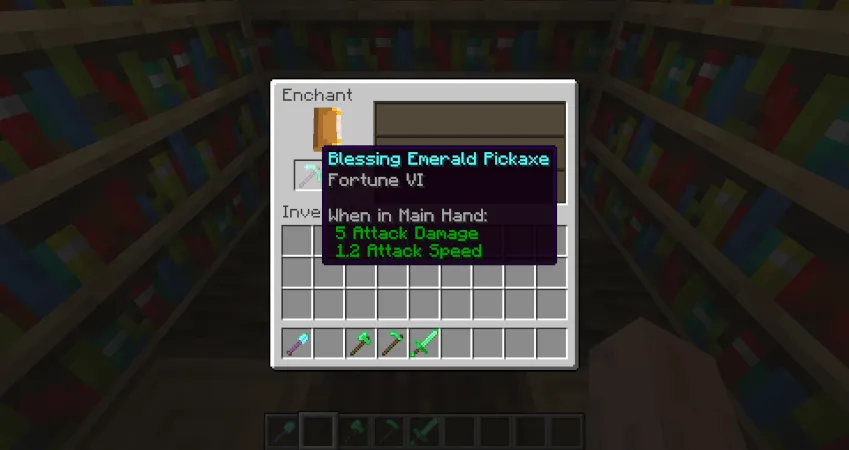 Blessing Emerald Tools, Моды, Minecraft