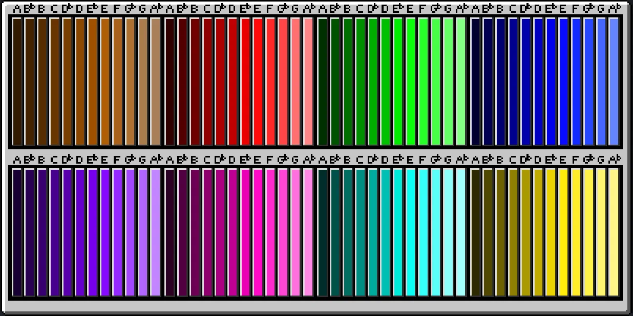 Xerca's Music Maker Mod - Instrument UI Retexture — скриншот 1 (Текстуры, Minecraft)