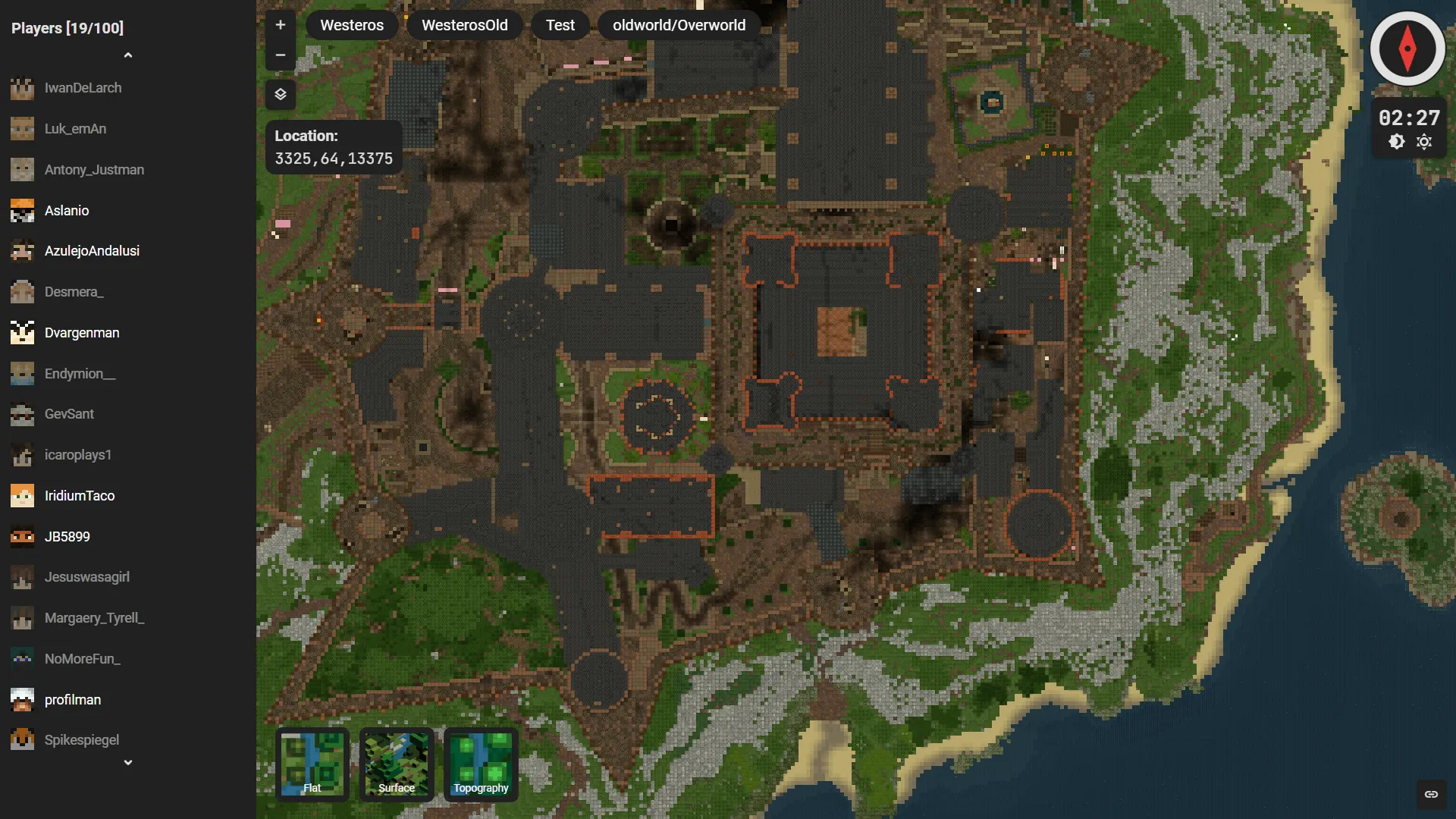 MaterialDynmap — скриншот 1 (Плагины, Minecraft)