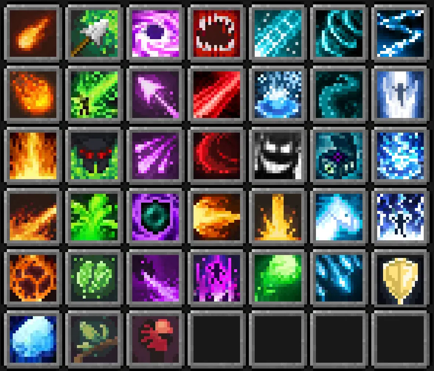 Renovated Textures for Iron's Spells, Текстуры, Minecraft