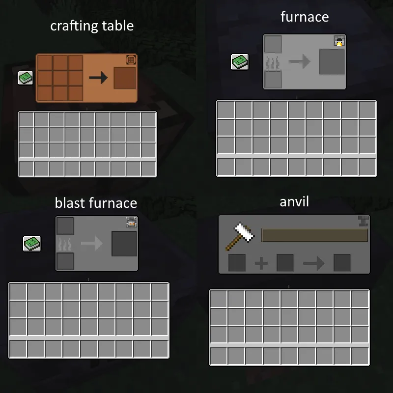 Simplistic UI — скриншот 1 (Текстуры, Minecraft)