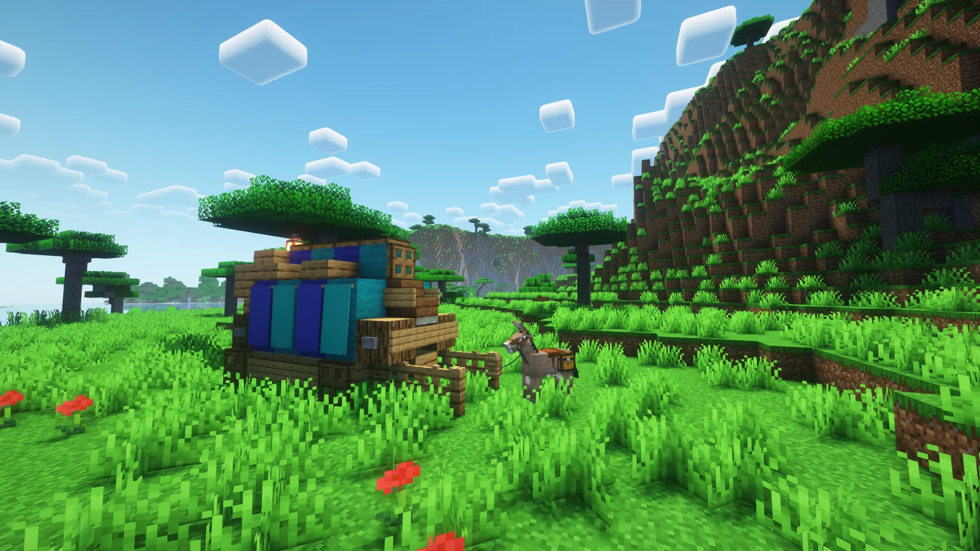 Small Wagons — скриншот 3 (Моды, Minecraft)