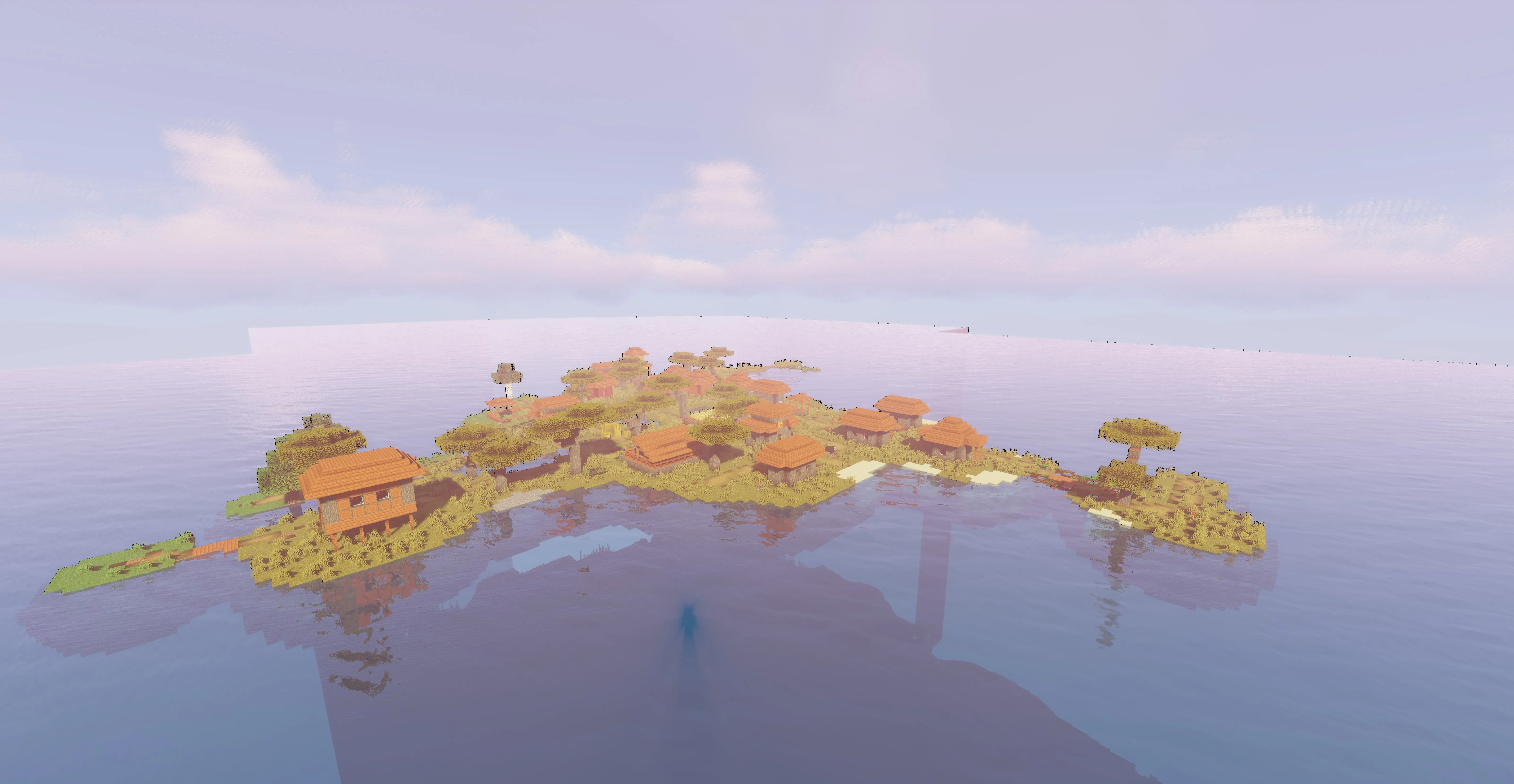 [World Generator] Ocean Only World / Water World — скриншот 4 (Кастомизации, Minecraft)