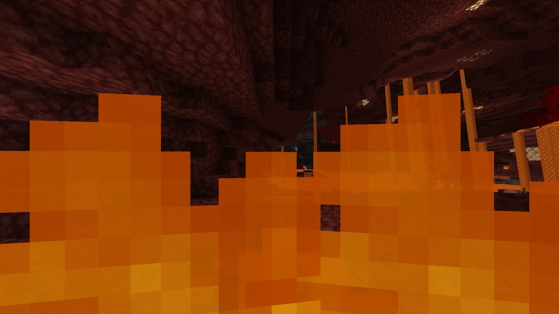 Lower and Transparent Fire — скриншот 1 (Текстуры, Minecraft)