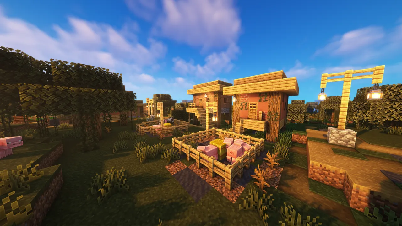 Swamp Village by Yosut — скриншот 6 (Текстуры, Minecraft)