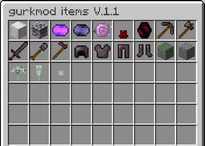 gurkmod, Моды, Minecraft