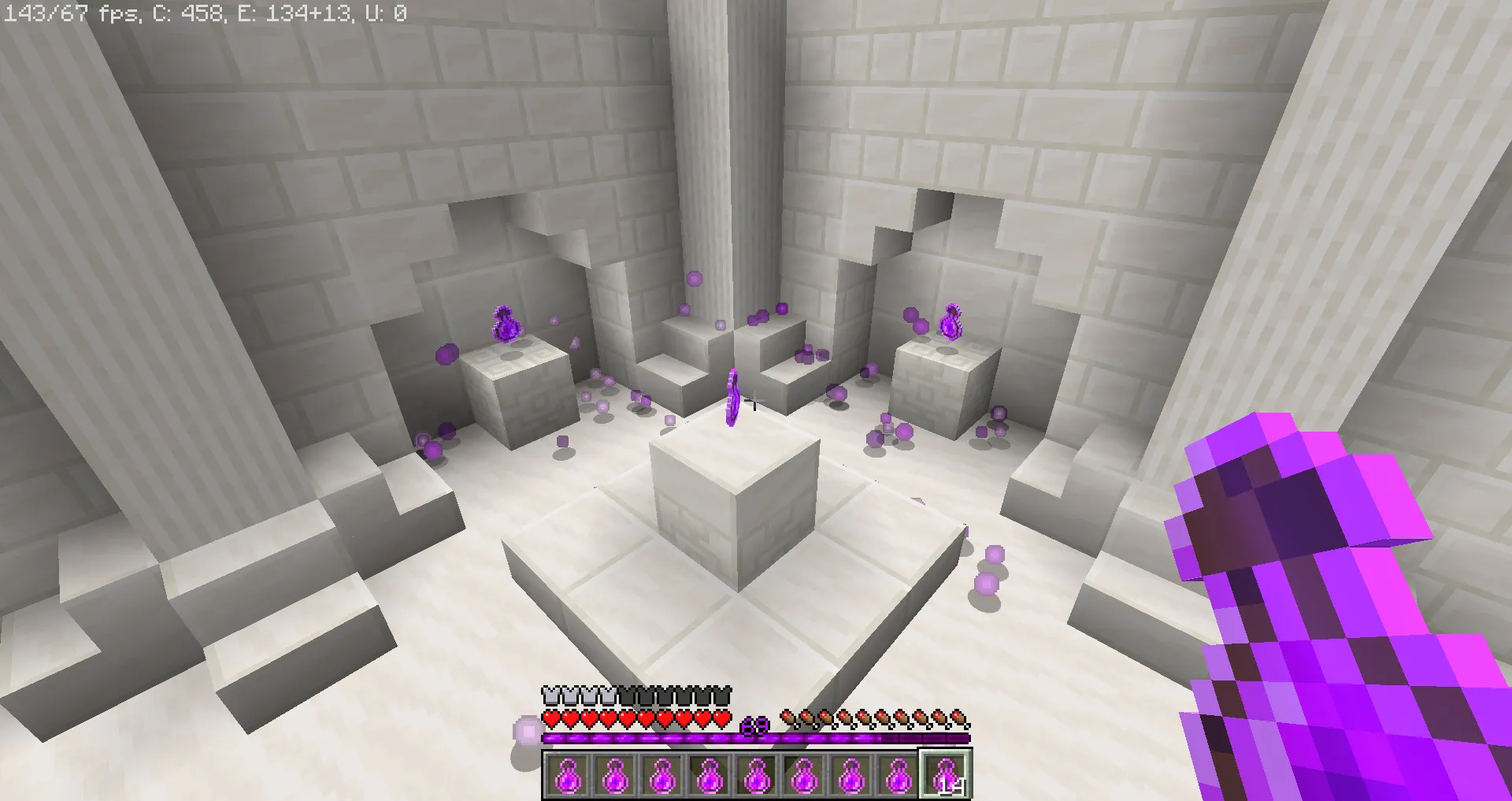 Purple  XP, Текстуры, Minecraft