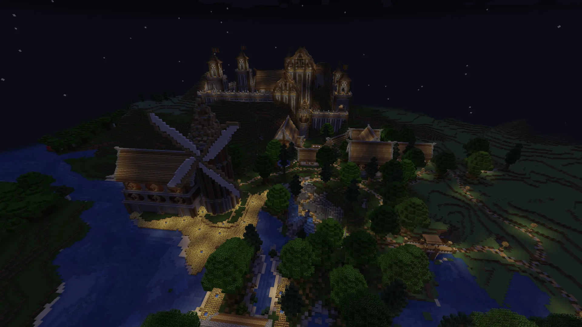 Medieval Fantasy Style Themed Kingdoms and Landscape, Карты, Minecraft