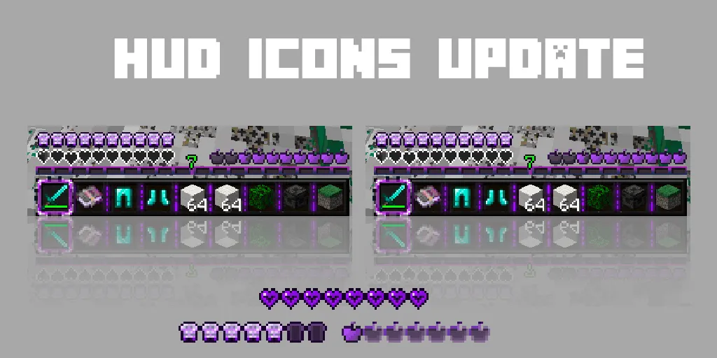 DarkerNeon Purple — скриншот 1 (Текстуры, Minecraft)