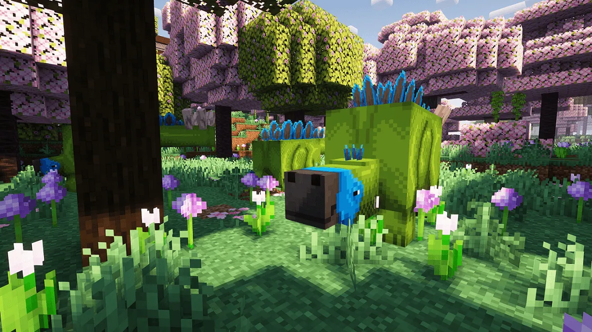 Sniffer to Stegosaurus Pack — скриншот 2 (Текстуры, Minecraft)