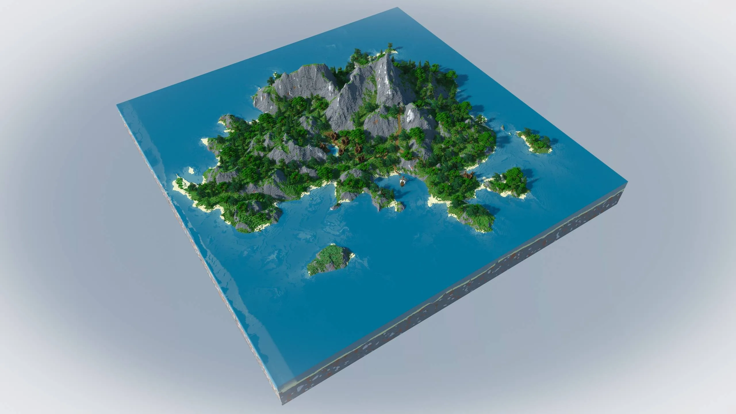 Iskareth - Dragon Island, Карты, Minecraft