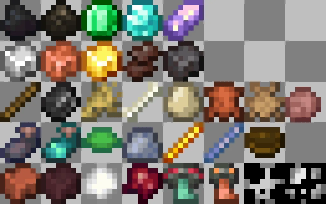 Vanilla Style Items 8x8 — скриншот 4 (Текстуры, Minecraft)