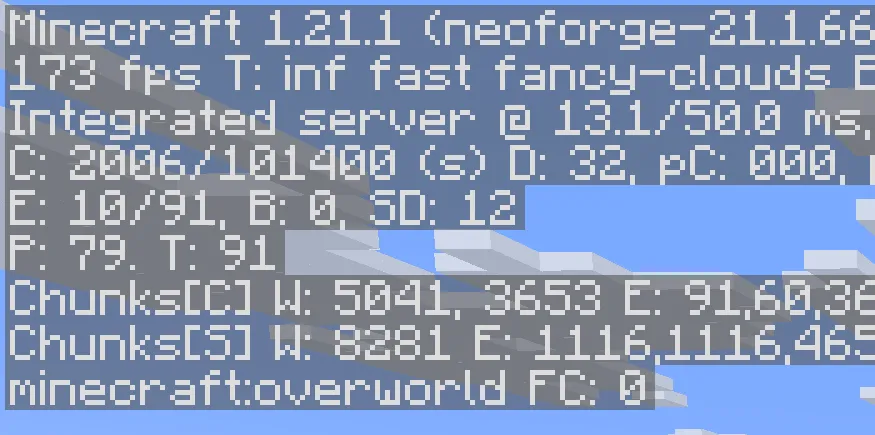 MT Chunk Generation, Моды, Minecraft