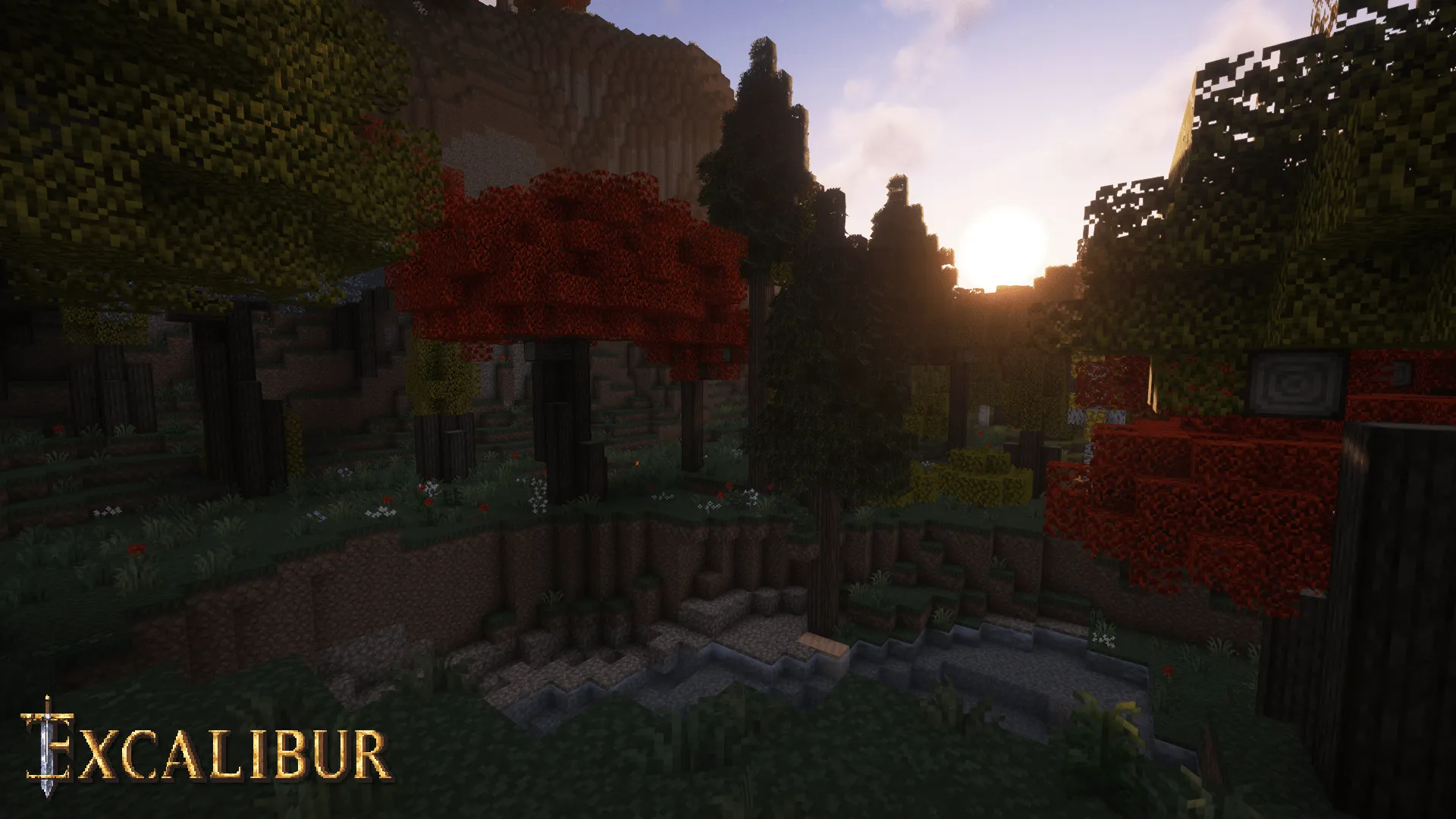 Excalibur | Oh The Biomes You'll Go Support — скриншот 2 (Текстуры, Minecraft)