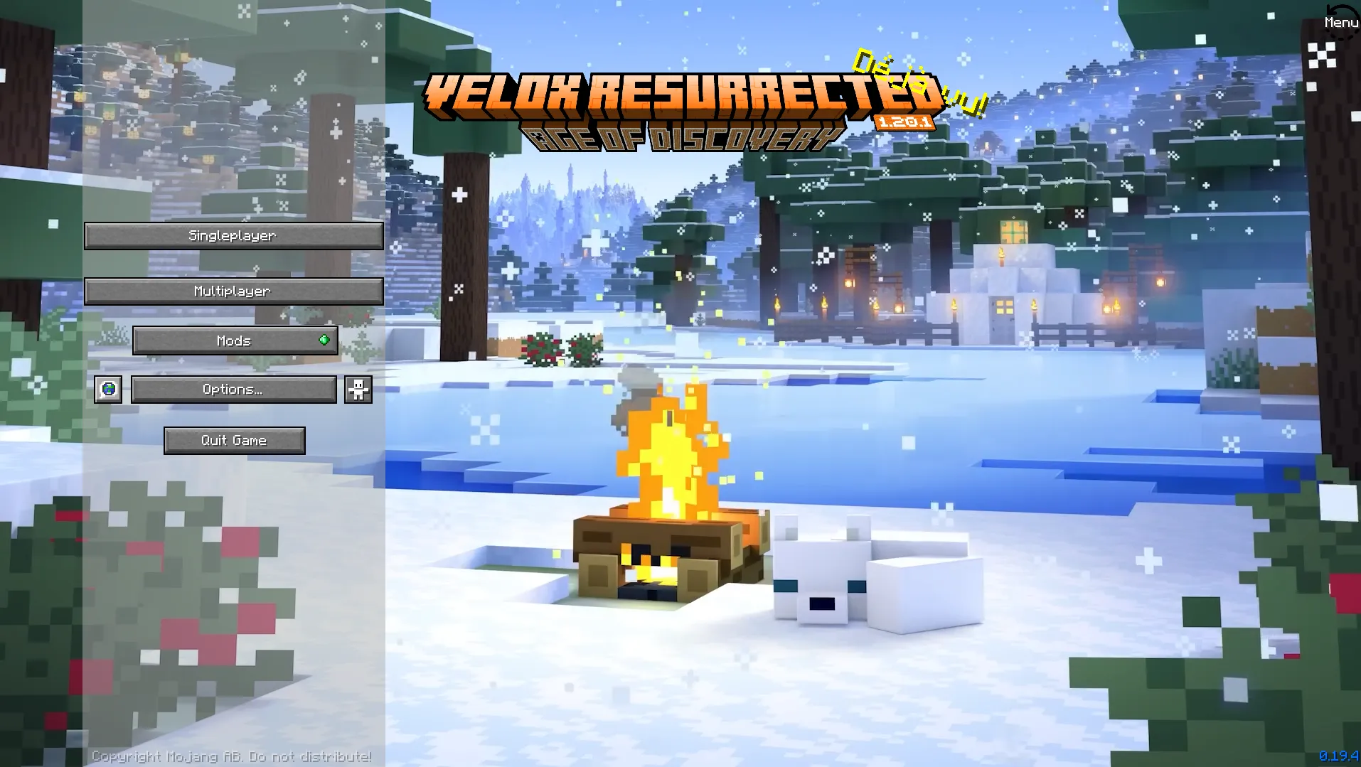 Velox Menu Assets — скриншот 2 (Текстуры, Minecraft)