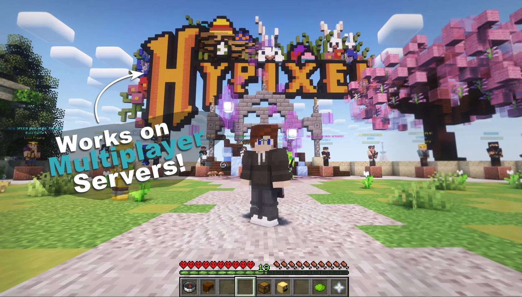 Fake Hardcore Hearts — скриншот 1 (Текстуры, Minecraft)