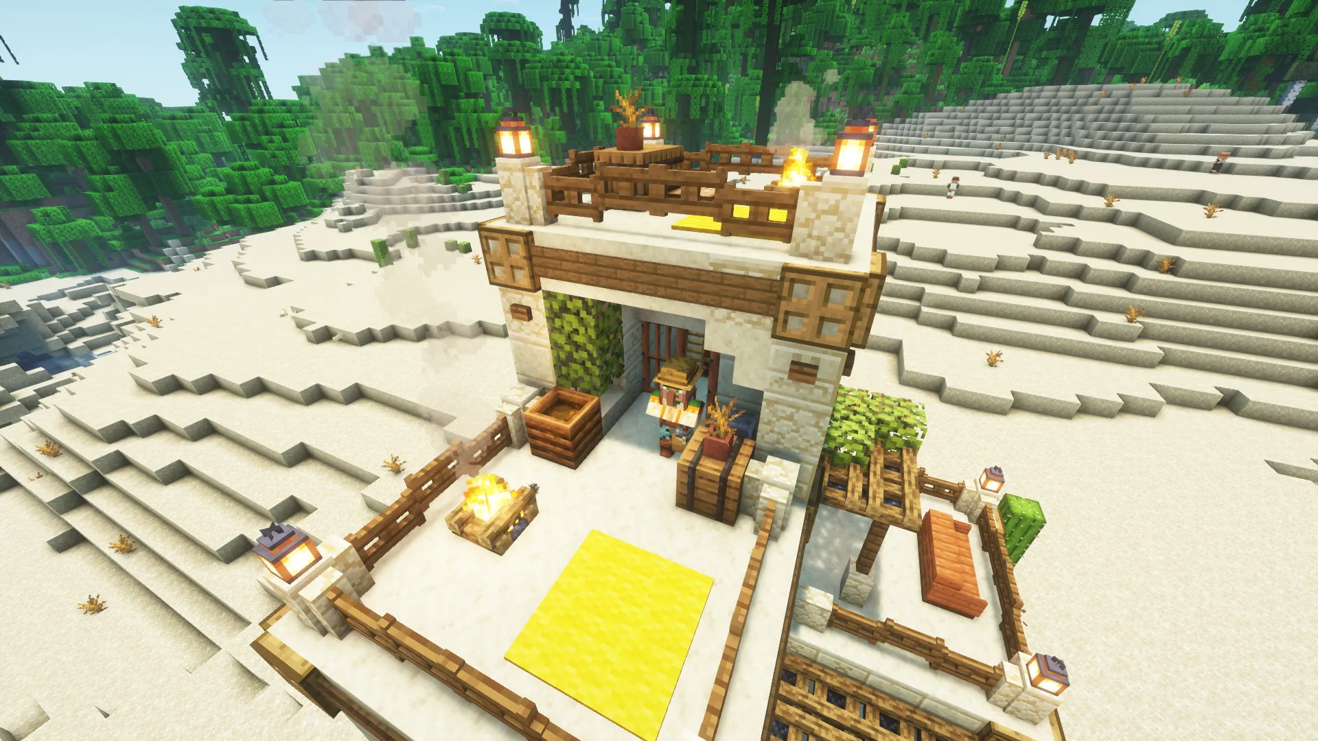 Desert Survival House — скриншот 1 (Моды, Minecraft)