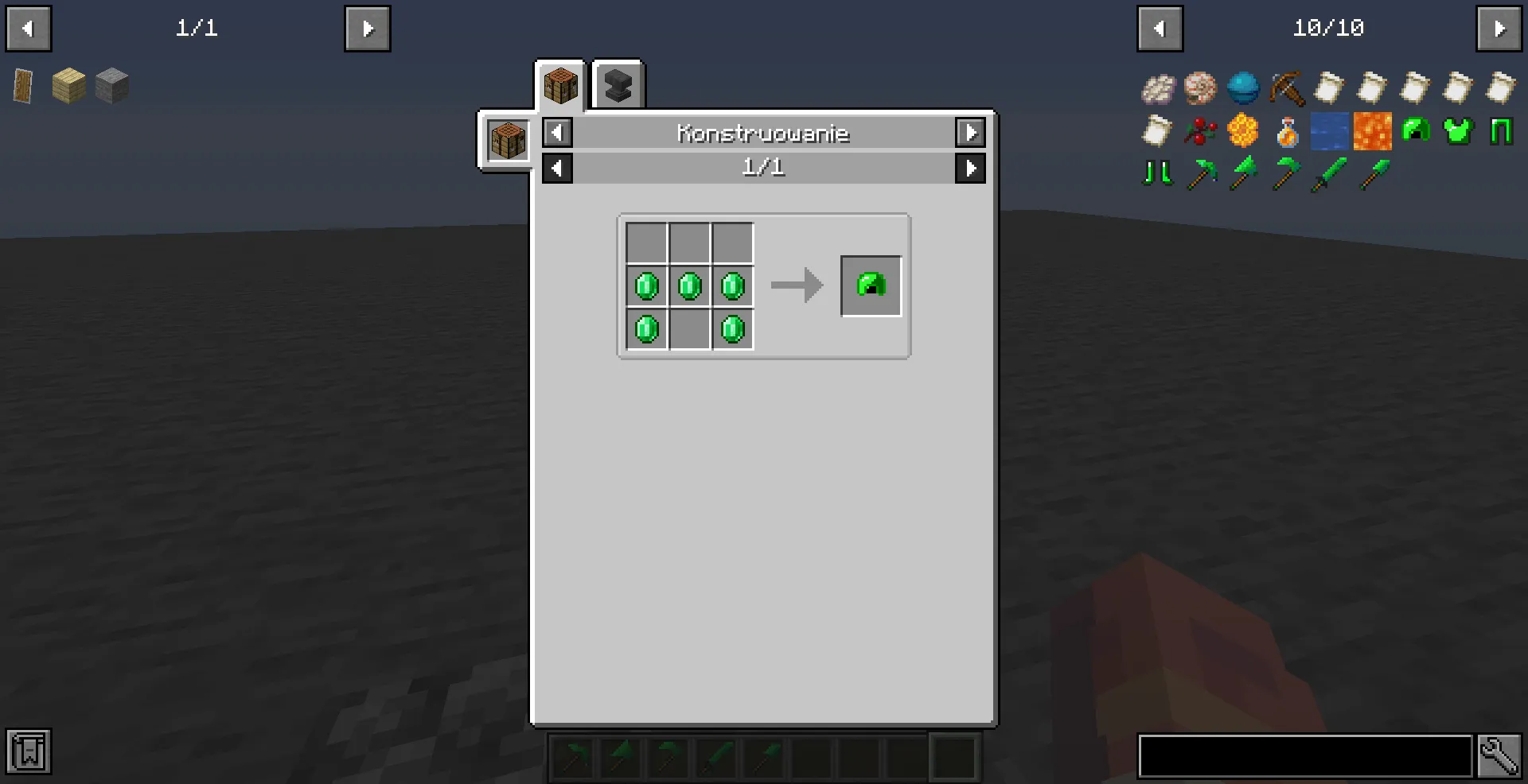 Emerald items: Armor and Tools, Моды, Minecraft