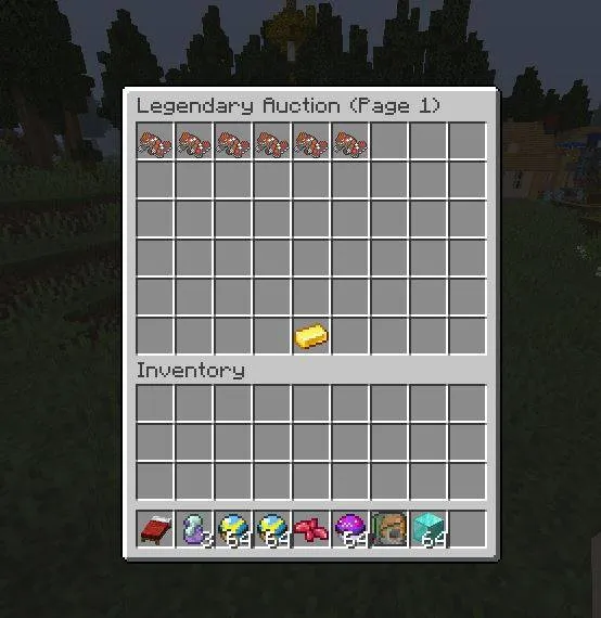 Legendary Auction Hall — скриншот 2 (Моды, Minecraft)