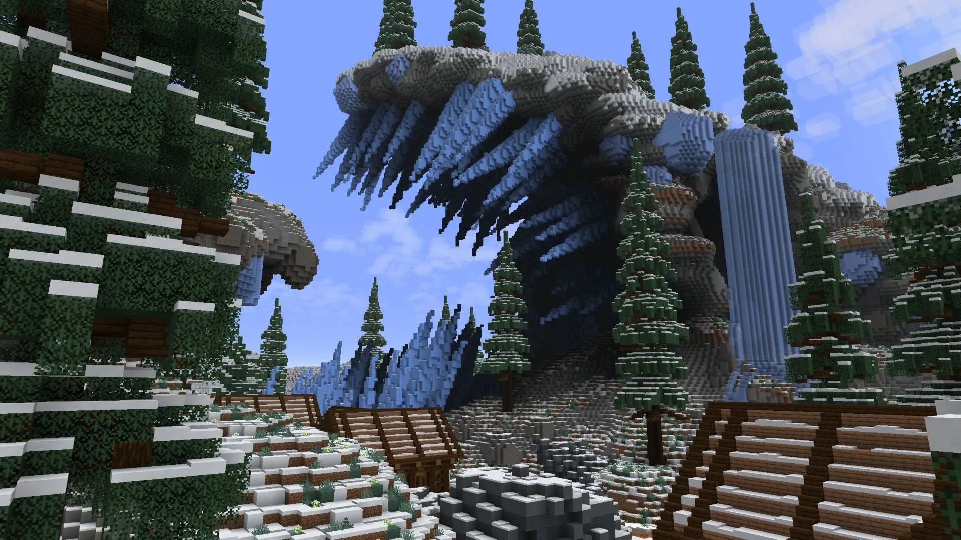 Ice Castle - Survival Spawn, Карты, Minecraft