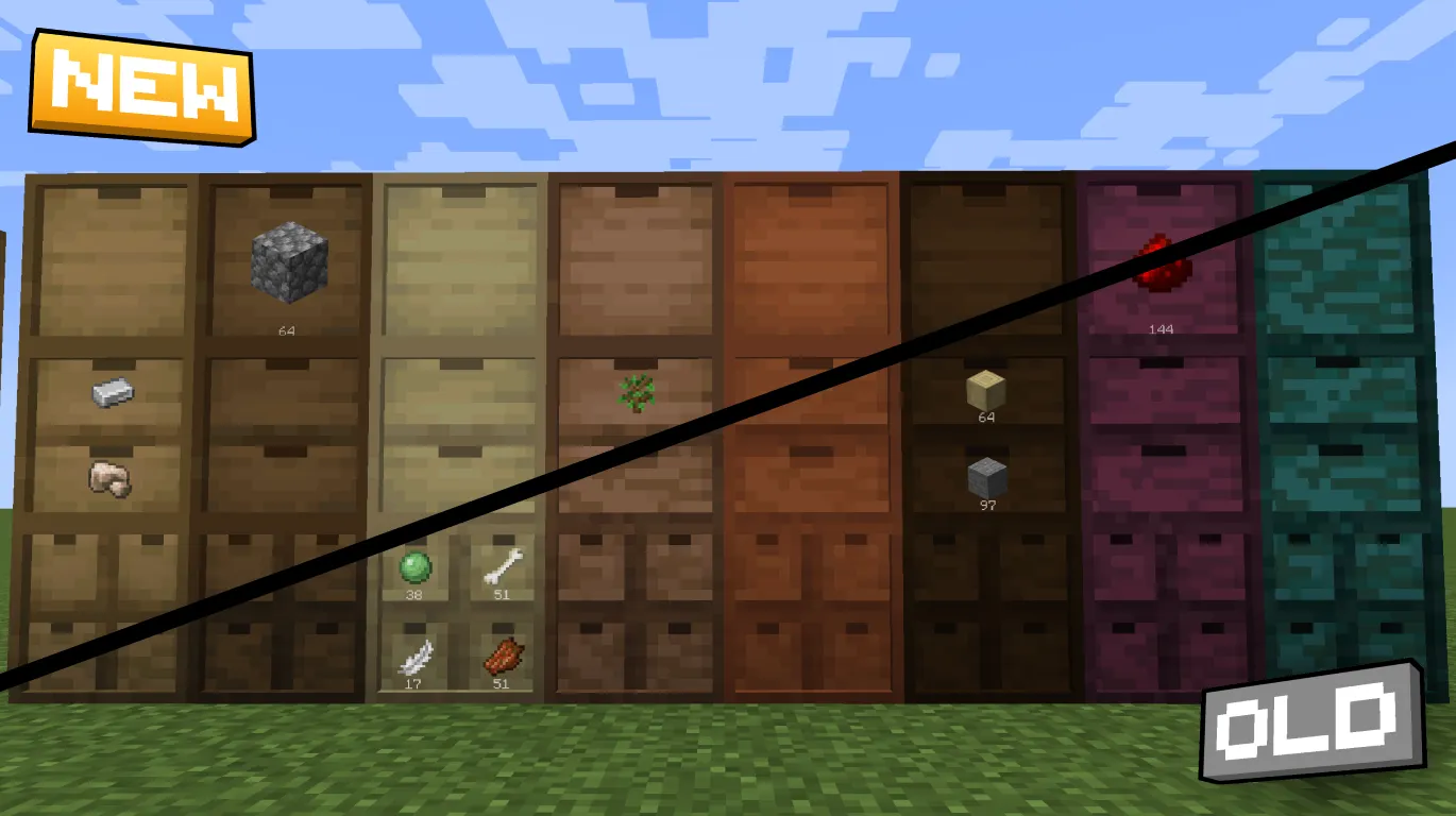 Smooth Drawers, Текстуры, Minecraft