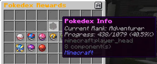 Cobblemon DexRewards — скриншот 1 (Моды, Minecraft)