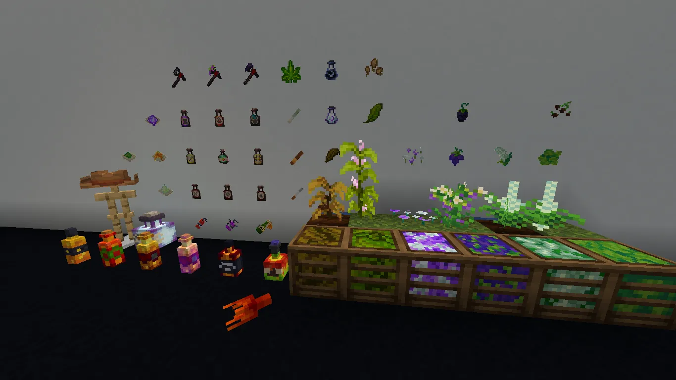 Tonic and Wild Medicine, Моды, Minecraft