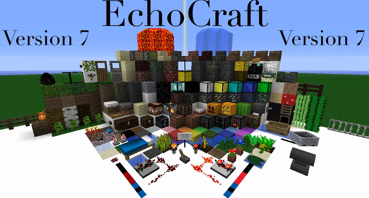 EchoCraft [16x] — скриншот 1 (Текстуры, Minecraft)