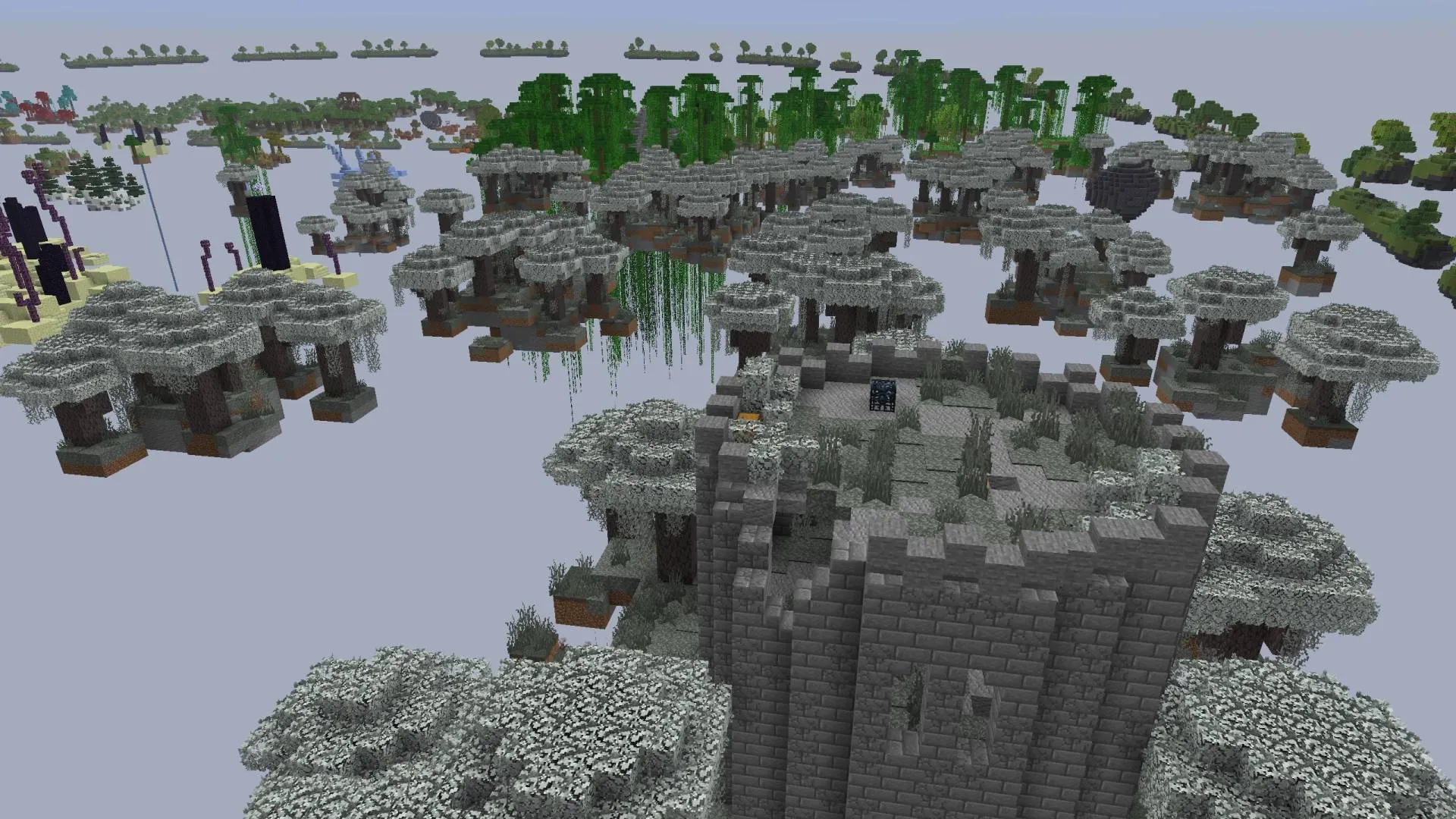 Tryzz's Skyblock Adventure, Карты, Minecraft