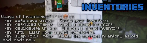 Save the Inventories — скриншот 1 (Плагины, Minecraft)