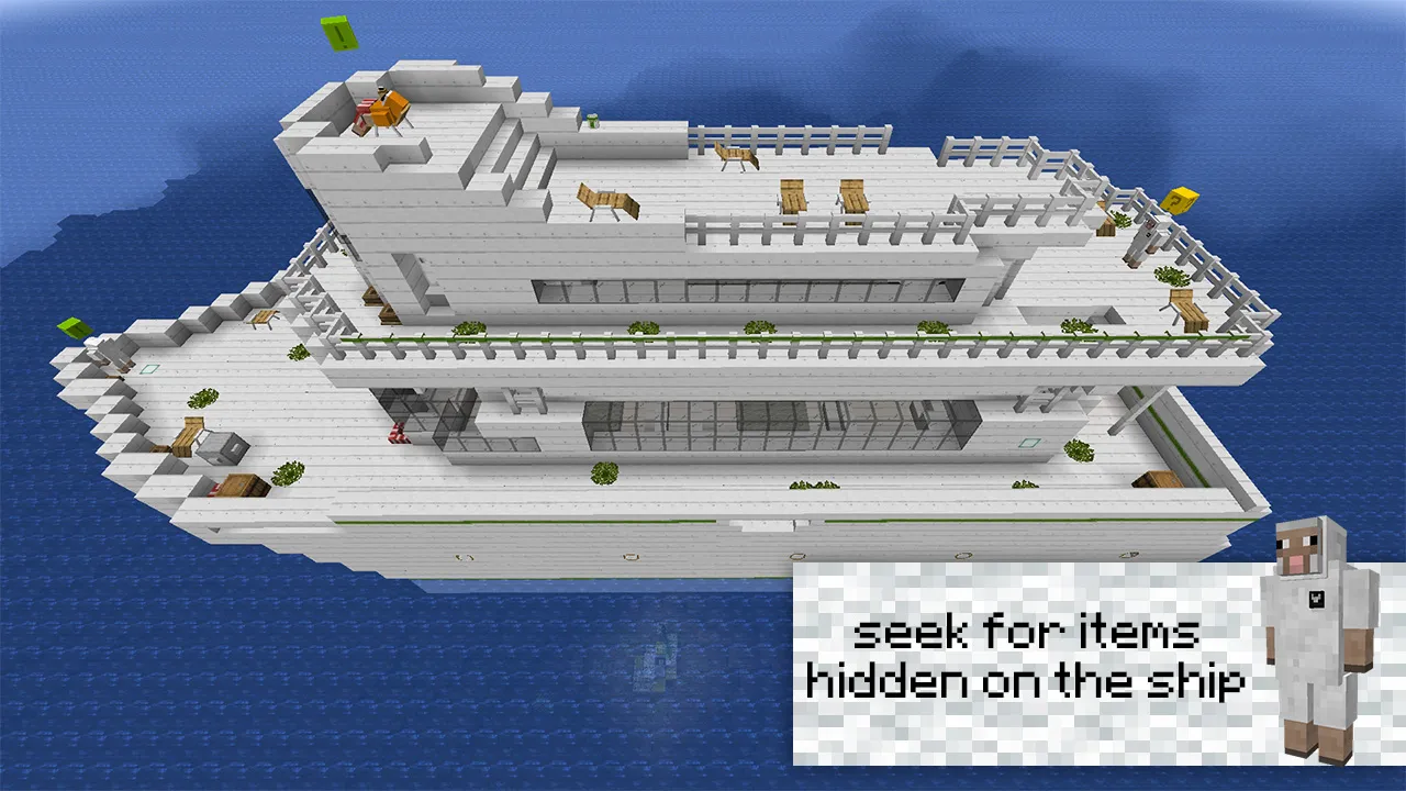 Sheep Ship Adventure, Карты, Minecraft