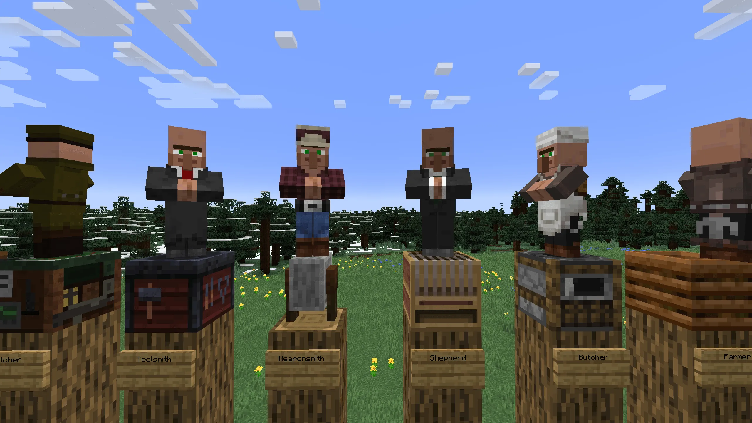 Modern Villagers! (Fresh Animations), Текстуры, Minecraft