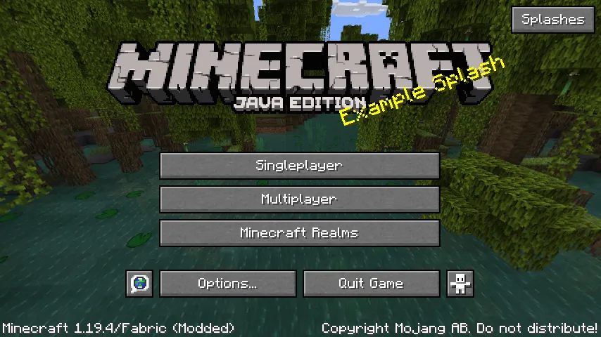 Custom Splashes, Моды, Minecraft