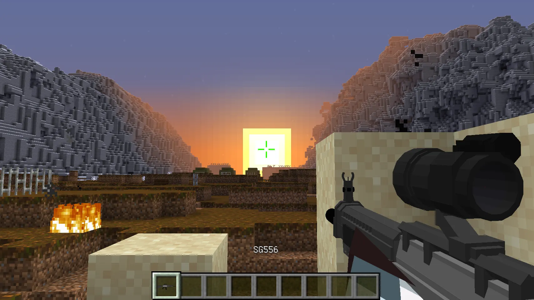 A.V.A - Alliance of Valiant Arms Guns, Моды, Minecraft