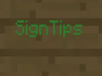SignTips — скриншот 1 (Плагины, Minecraft)
