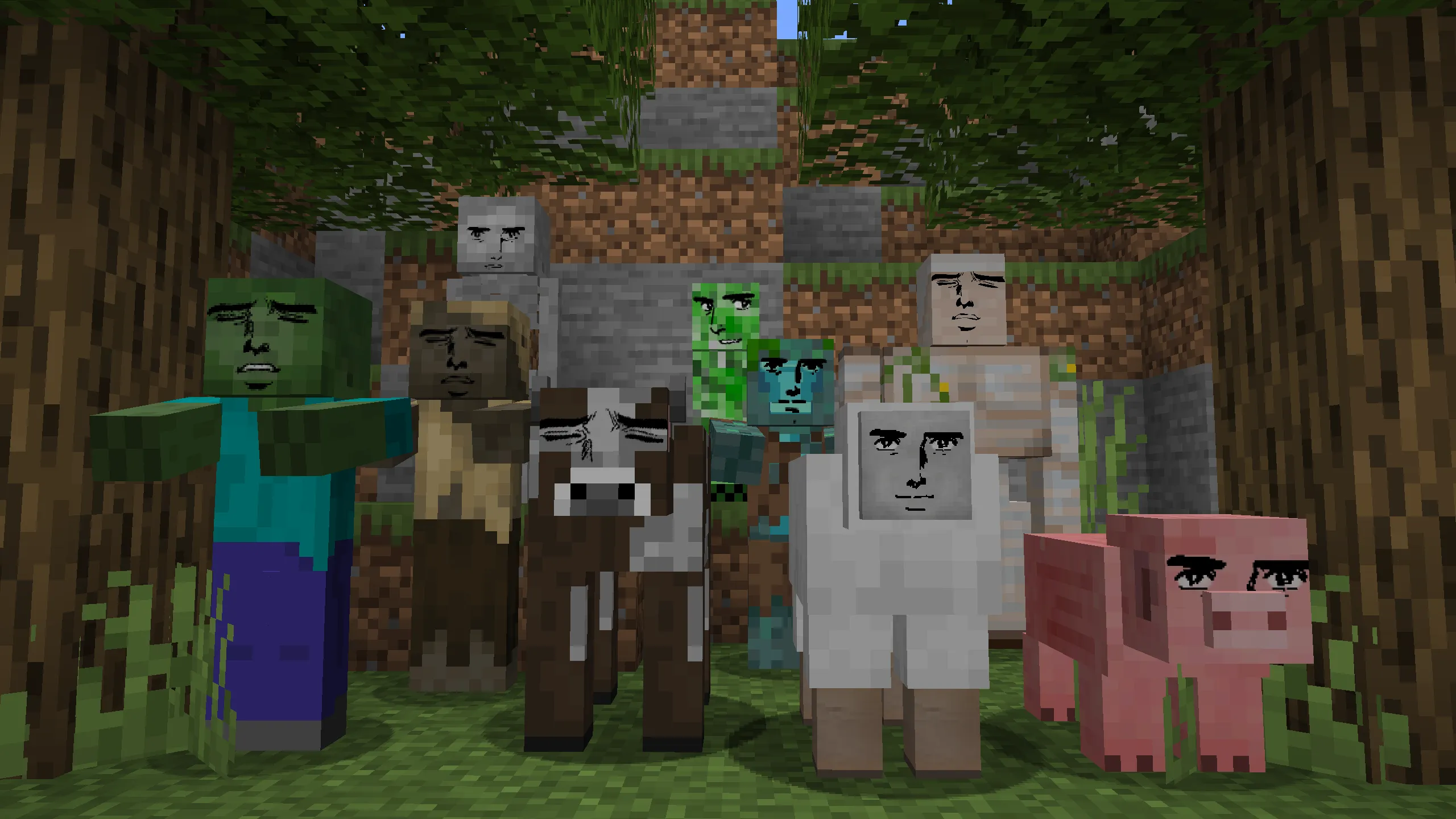 Yaranaika Mobs Pack!! | HD Reborn!!, Текстуры, Minecraft