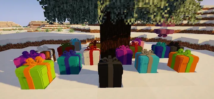 Shulker Gift Boxes 32x — скриншот 2 (Текстуры, Minecraft)