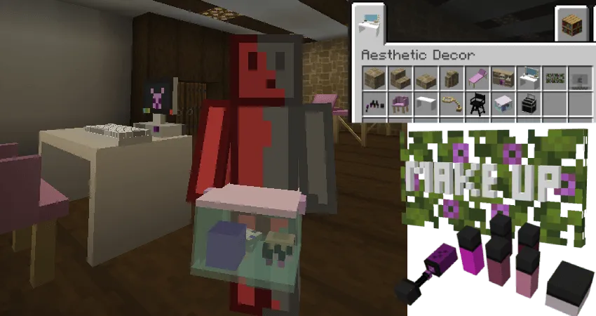 Makeup | Aesthetics Decor, Моды, Minecraft