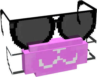 facemask, glasses and accesories, Моды, Minecraft